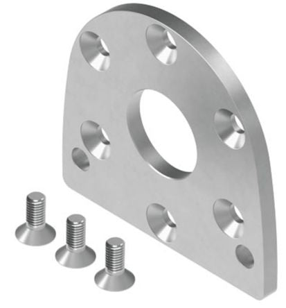 Festo Flange DAMF-Q12-32, For Use With DRVS Series Semi-Rotary Drives