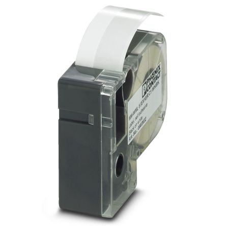 Phoenix Contact MM-WML 5 (EX10)R C1 WH/BK Cable Marker, White, 0803932