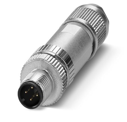 Phoenix Contact Circular Connector, 4 Contacts, Cable, M12 Connector, Socket, Male, IP65, IP67, SACC Series