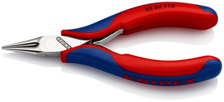 Knipex 35 32 1-Piece Long Nose Plier, 115mm Overall Round, 22.5mm Jaw