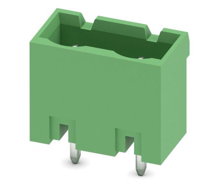 Phoenix Contact GMSTBVA 2.5/ 2-G Series Pluggable Terminal Block, 2-Contact, 7.5 mm Pitch, 1 Row