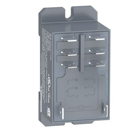 Schneider Electric DIN Rail Power Relay, 24V ac Coil, 25A Switching Current, DPDT