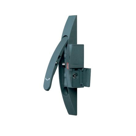 Schneider Electric Black RAL 7011 Polyamide Locking Handle, Swing
