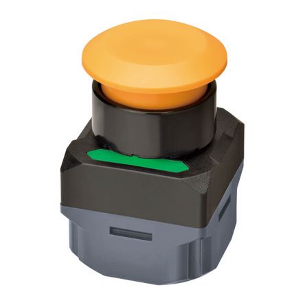 Omron A2W Series Illuminated Push Button Switch, Green, Red, Yellow LED, IP65