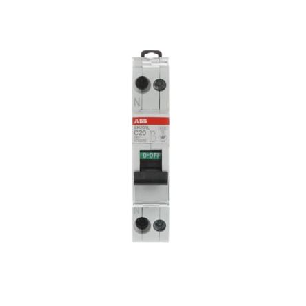 ABB SN201 SN201 Miniature Circuit Breaker, 1-Pole, 20A, Type C, 230V ac AC, 4.5 kA Breaking Capacity