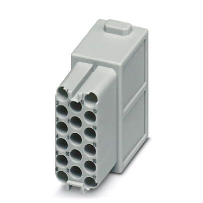 Phoenix Contact HC-M-17 Series Heavy Duty Power Connector Module, 17-Contact, 3 Row, 1414357