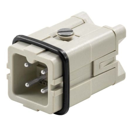 Weidmüller Heavy Duty Power Connector Module, 16A, H-A Series Male, 3 Contacts