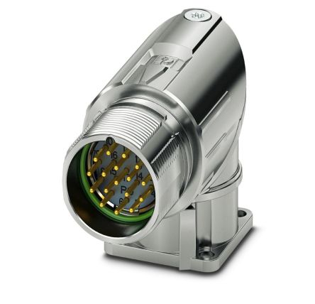 Phoenix Contact Circular Connector, 17 Contacts, Front, M23 Connector, Plug, Male, IP66, IP68, M23 PRO Series