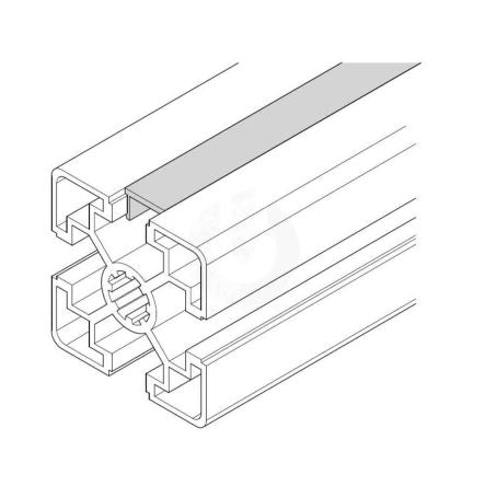 Bosch Rexroth Grey Polyvinyl Chloride Cover Strip, 10 mm Groove Size, 2 m Length