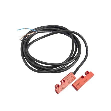 Telemecanique Sensors XCS-DMC Series Magnetic Non-Contact Safety Switch, Thermoplastic Housing, 100V dc, NC, NO, 5 m