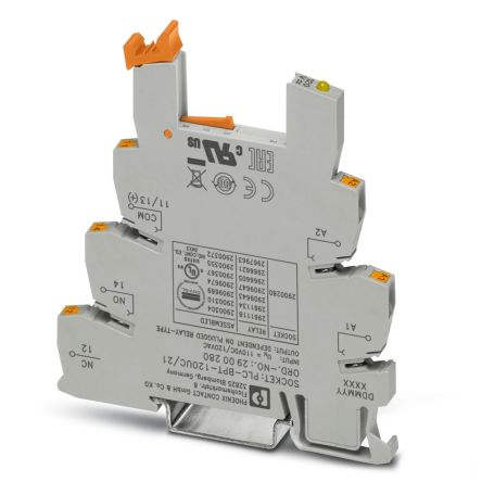 Phoenix Contact PLC-BPT-120UC/21 DIN Rail Relay Socket