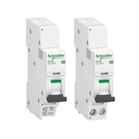 Schneider Electric Acti9 Acti9 iDT40 Miniature Circuit Breaker, 1-Pole, 32A, Type C, 4.5 kA Breaking Capacity