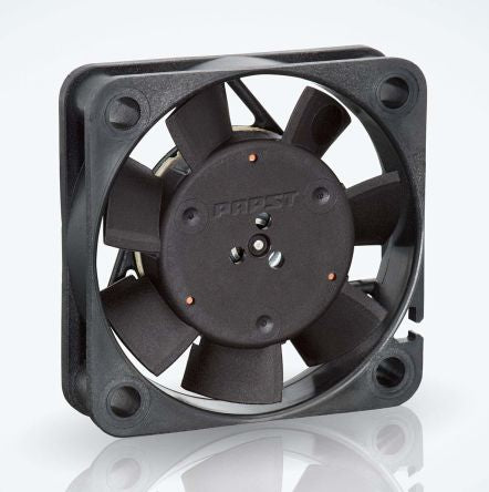 ebm-papst 400 F Series Axial Fan, 12V dc, 9 m³/h, 0.8 W, 66 mA Max, IP20 40 mm 40mm 10 mm