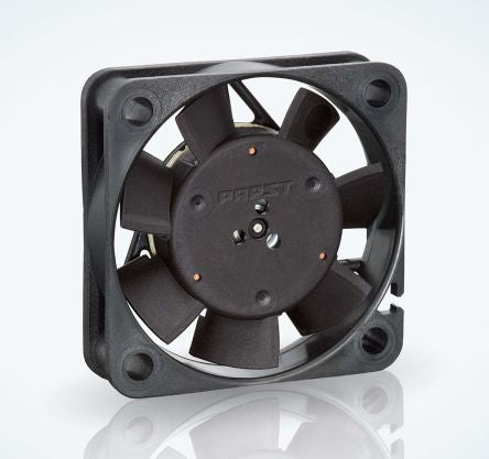 ebm-papst 400 F Series Axial Fan, 24V dc, 8 m³/h, 0.8 W, 33 mA Max, IP20 40 mm 40mm 10 mm