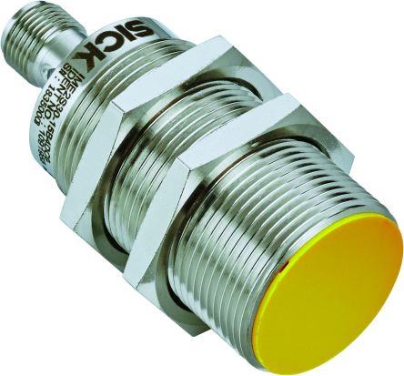 SICK IME2S Series Inductive Non-Contact Safety Switch, Nickel Plated Brass Housing, 28.8V dc, 2 NO, M12