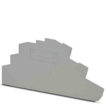 Phoenix Contact D-PTS Series End Cover for Use with DIN Rail Terminal Blocks