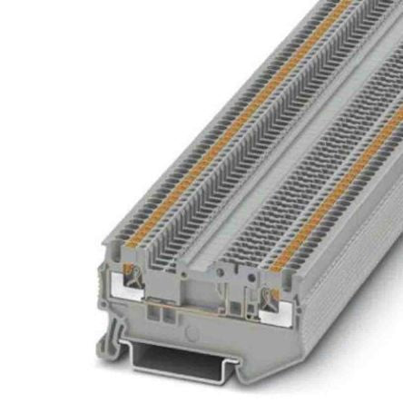 Phoenix Contact 3210306 PT Series Disconnect Terminal Block Grey, 0.14mm², 1.5 mm², 1-Level, Push-in