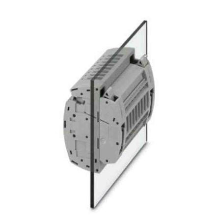 Phoenix Contact UTWE Series Non-Fused Terminal Block, 16-Way, 24AWG, 8 AWG Wire, 30A Screw