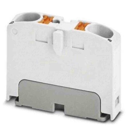 Phoenix Contact Distribution Block, 2 Way, 450V, 32A, White
