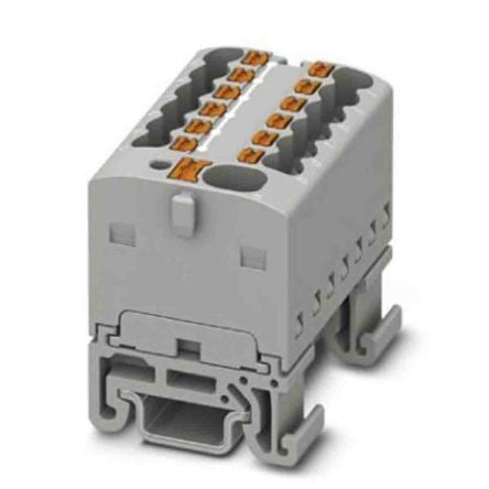 Phoenix Contact Distribution Block, 13 Way, 500V, 17.5A, Grey