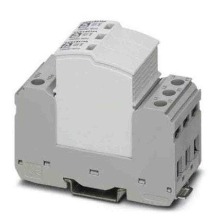 Phoenix Contact 3 Phase Surge Protector, 40 kA, 440 V ac, DIN Rail