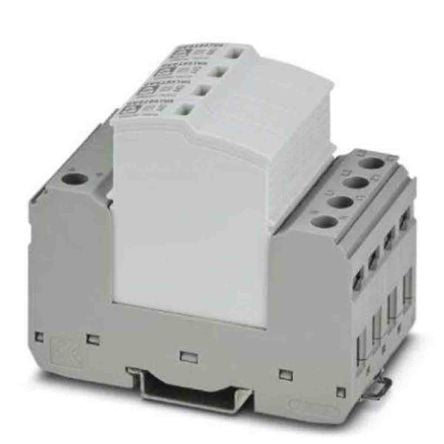 Phoenix Contact 3 Phase Surge Protector, 40 kA, 4 kV, DIN Rail
