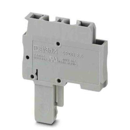Phoenix Contact Combi Pluggable Solutions Series Pluggable Terminal Block, 1-Contact, 5.2 mm Pitch, 3043190
