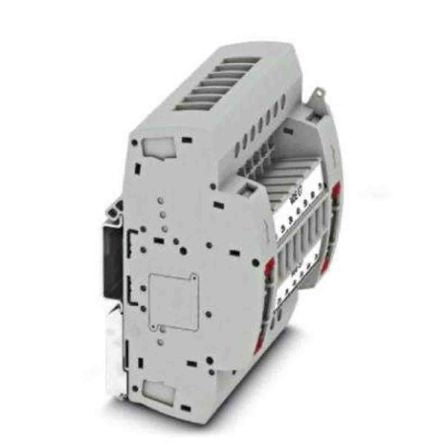 Phoenix Contact UTRE Series Non-Fused Terminal Block, 14-Way, 24AWG, 8 AWG Wire, 30A Screw