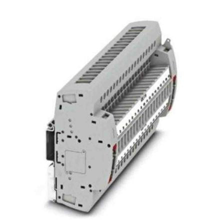 Phoenix Contact UTRE Series Non-Fused Terminal Block, 38-Way, 24AWG, 8 AWG Wire, 30A Screw