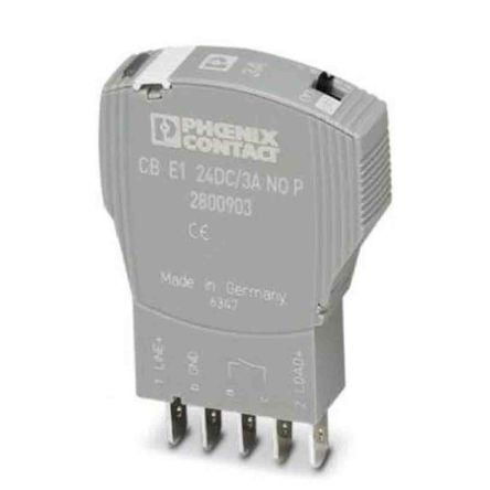 Phoenix Contact CB E1 Electronic Circuit Breaker 3A 24V, DIN Rail