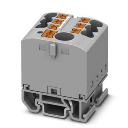 Phoenix Contact Distribution Block, 7 Way, 690V, 24A, Grey
