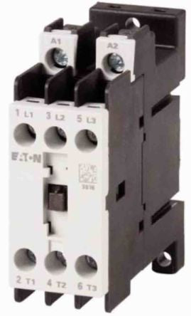 Eaton Contactor Relay, 240V ac Coil, 3-Pole, 4 A 240V ac, 3 NO, 690V