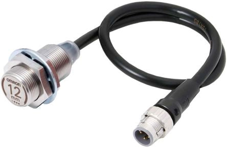 Omron E2EW-X12C118-M1TJ 0.3M Threaded Barrel Inductive Proximity Sensor, M18 x 1 NPN E2EW 30V 12 mm 30 V dc 30mA