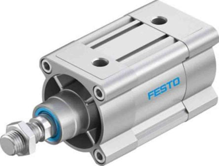 Festo Pneumatic Piston Rod Cylinder - 2126637 80 mm Bore, 30 mm DSBC Series, Double Acting Acting