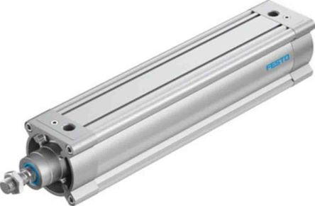 Festo Pneumatic Piston Rod Cylinder - 1384814 100 mm Bore, 400 mm DSBC Series, Double Acting Acting