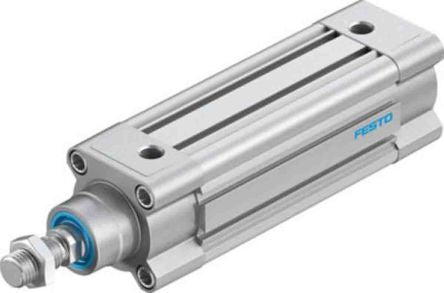 Festo Pneumatic Piston Rod Cylinder - 3659499 50 mm Bore, 100 mm DSBC Series, Double Acting Acting