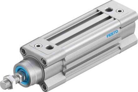 Festo Pneumatic Piston Rod Cylinder - 3656515 32 mm Bore, 50 mm DSBC Series, Double Acting Acting