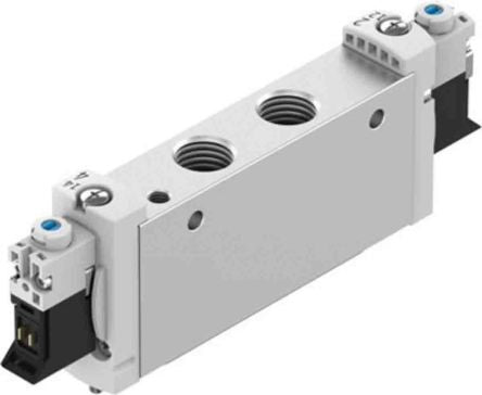 Festo Solenoid Valve - Monostable, 2 x 3/2 Closed Electric Metric VUVG Series 24V