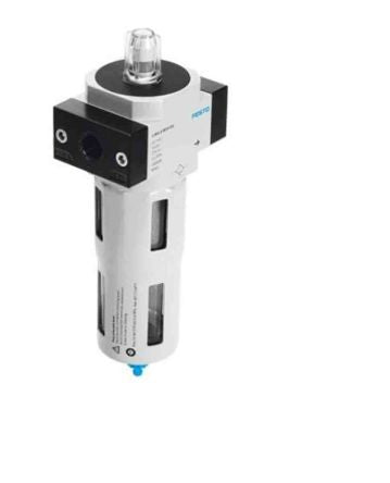 Festo D series 0.01 μm 1/2 in G 12 bar Pneumatic Filter 1120 L/min max with Automatic drain