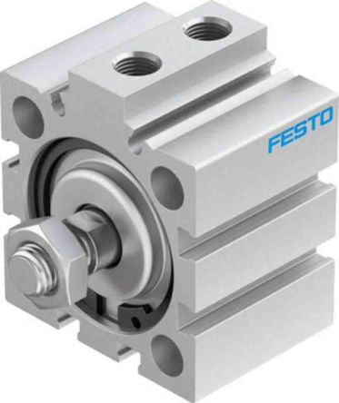 Festo Pneumatic Compact Cylinder - 40 mm Bore, 10 mm ADVC Series, Double Acting Acting