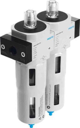 Festo D series 0.01 μm 1/4 in G 16 bar Pneumatic Filter with Manual drain
