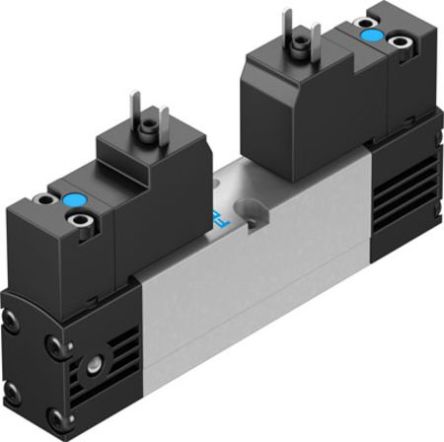 Festo Solenoid Valve - 5/3 Exhausted Electric Metric VSVA-B-P53E-ZH-A2-1C1 Series 24V