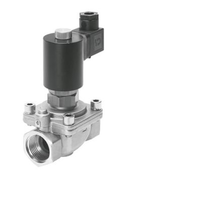 Festo Solenoid Valve - 2/2 Closed Monostable Electric NPT VZWF-L-M22C-N114-400-V-2AP4-10 Series 110V