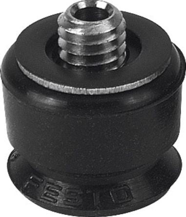 Festo 15 mm Flat Nitrile Rubber (NBR) Suction Cup ESS-15-SN M4