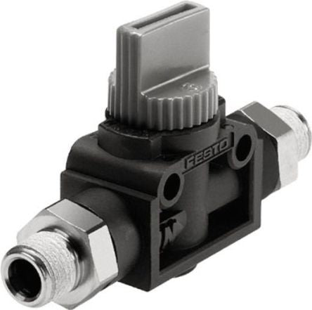 Festo Manual Pneumatic Manual Control Valve HE-3-3/8-3/8 Series, R 3/8 in, 153298