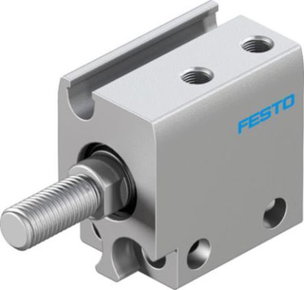 Festo Pneumatic Compact Cylinder - 8080589 10 mm Bore, 5 mm ADN-S-10-5-A Series, Double Acting Acting