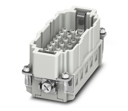 Phoenix Contact Heavy Duty Power Connector Insert, 16A, HC Series Male, 32 Contacts