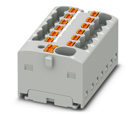 Phoenix Contact Distribution Block, 13 Way, 450V, 17.5A, Grey