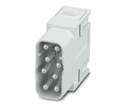 Phoenix Contact Heavy Duty Power Connector Module, 16A, HC-M-08 Series Male, 8 Contacts