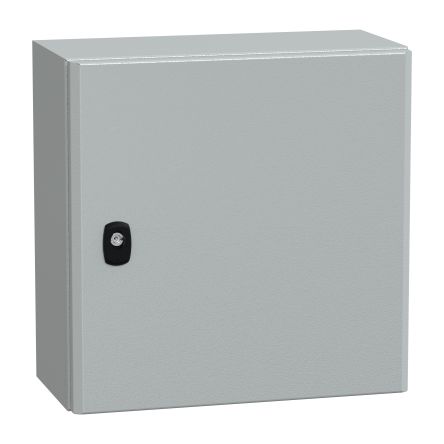 Schneider Electric PanelSeT S3D Series Grey Steel General Purpose Enclosure, IP66, IK10 400 mm, 200 mm, 400 mm